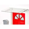 None Rebecca 1200X700 Silver/Glass Door Canopy -Garden Care Shop 12882260 1124843527379740