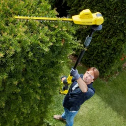 STANLEY FATMAX V20 18V Cordless Pole Hedge Trimmer 45cm (Sfmcph845M1-Gb) -Garden Care Shop 12882305 7554843590275526