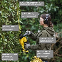 STANLEY FATMAX V20 18V Cordless Hedge Trimmer 55cm (Sfmcht855M1-Gb) -Garden Care Shop 12882306 2675052745698945