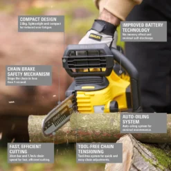 STANLEY FATMAX V20 18V Cordless 30Cm Chainsaw (Sfmccs630M1-Gb) 14 STANLEY FATMAX V20 18V Cordless 30Cm Chainsaw (Sfmccs630M1-Gb) -Garden Care Shop 12882310 1165052745702899