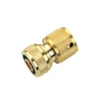 Homebase Brass Waterstop Hose Quick Connector -Garden Care Shop 12885346 7254864255273695