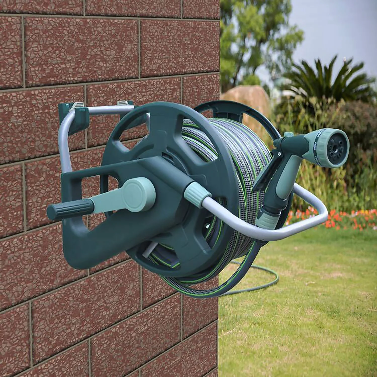 Homebase Premium Anti-Kink Hose Reel Set - 25m 6 Homebase Premium Anti-Kink Hose Reel Set - 25m - Image 4