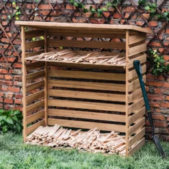 Wooden Log Store 10 Wooden Log Store -Garden Care Shop 12885936 1605013038793324