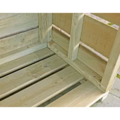 Shire Tall Wall Log Store - 3x1.5ft -Garden Care Shop 12887202 2104851593390721