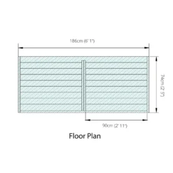 Mercia (Installation Included) Double Log Store 21 Mercia (Installation Included) Double Log Store -Garden Care Shop 12888117 5405028837827025
