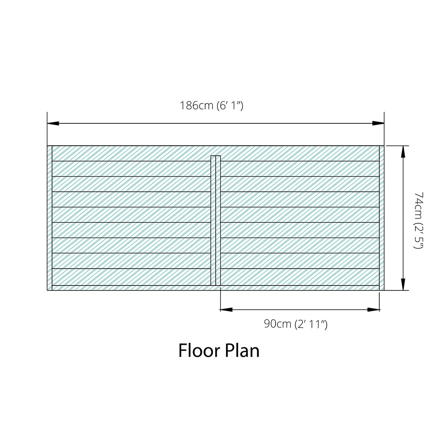 Mercia (Installation Included) Double Log Store 12 Mercia (Installation Included) Double Log Store - Image 10