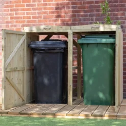 Mercia Double Bin Store (Installed) -Garden Care Shop 12888122 1474843293070518