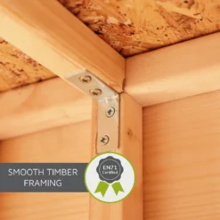 Mercia 5'9ft X 5'8ft Pent Style Wooden Playhouse -Garden Care Shop 12888294 1825019819031530