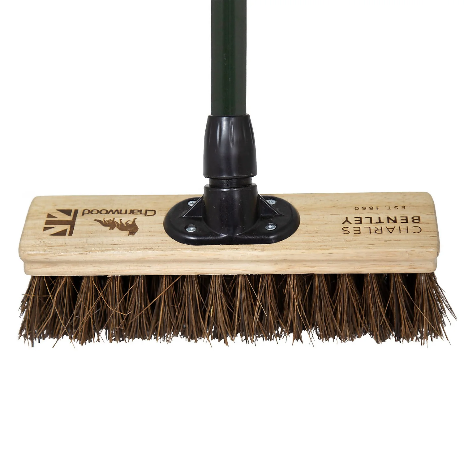 Charles Bentley Charnwood Bassine Wooden Garden Broom - 300mm 6 Charles Bentley Charnwood Bassine Wooden Garden Broom - 300mm - Image 4