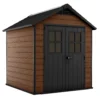 Keter Newton 7.5 X 7ft Outdoor Plastic Garden Storage Shed - Brown 2 Keter Newton 7.5 X 7ft Outdoor Plastic Garden Storage Shed - Brown -Garden Care Shop 12909854 8904899305412243