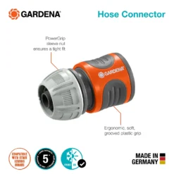 GARDENA Hose Connector 13 Mm (1/2") 15 Mm (5/8") -Garden Care Shop 13043386 1094907553956595