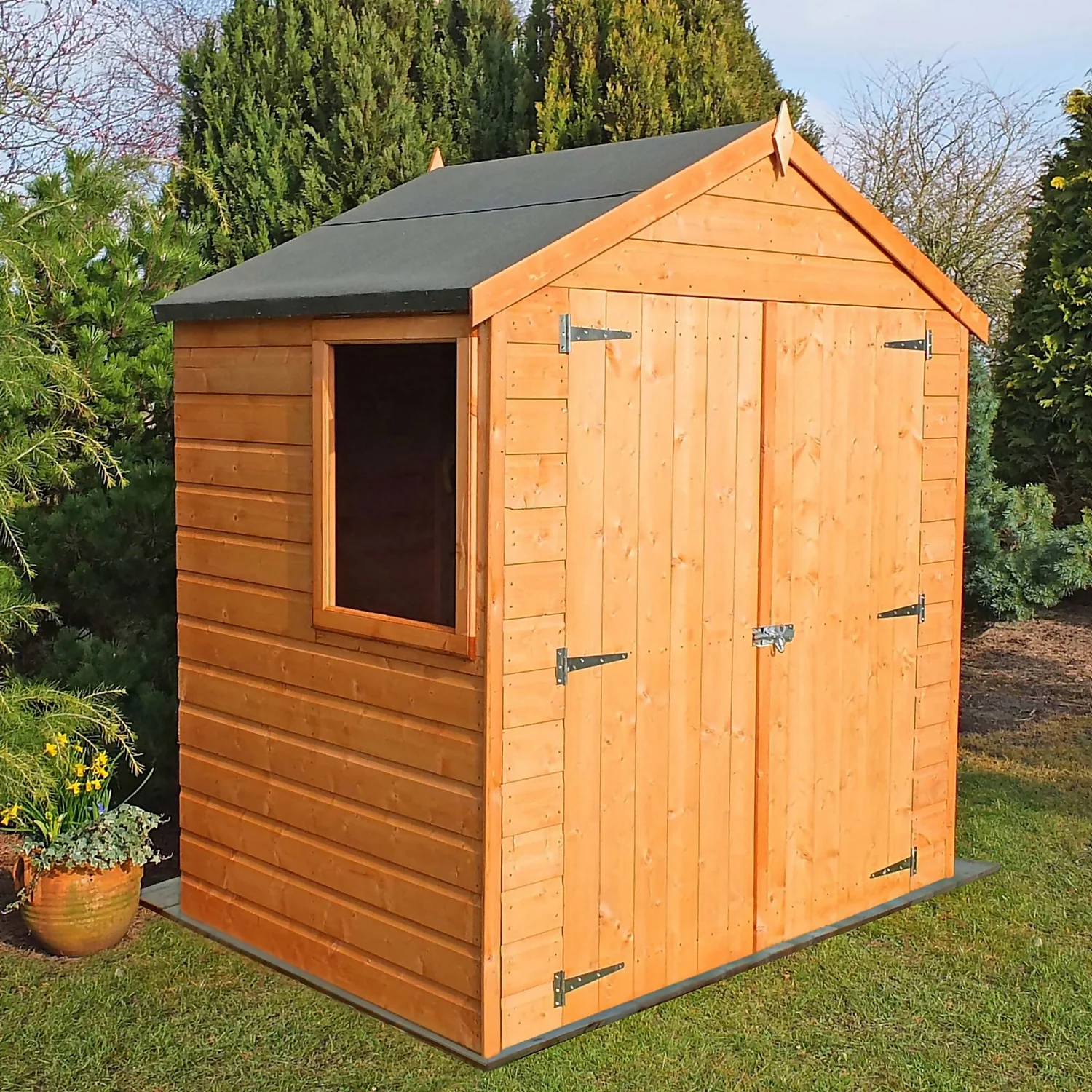 Shire Shed Bute Shiplap Apex 4x6 4 Shire Shed Bute Shiplap Apex 4x6 - Image 2