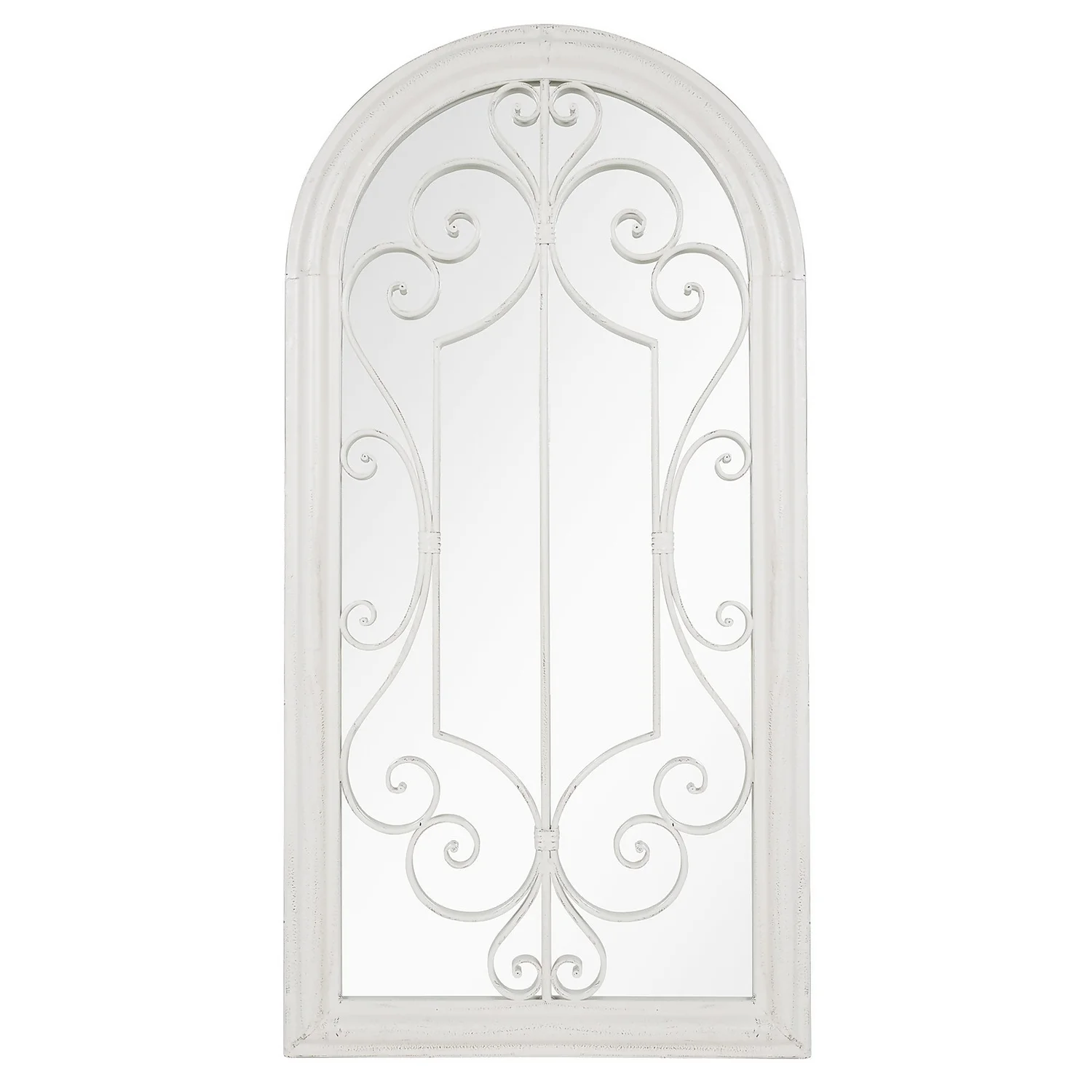 Scrolled Arch Garden Mirror 3 Scrolled Arch Garden Mirror