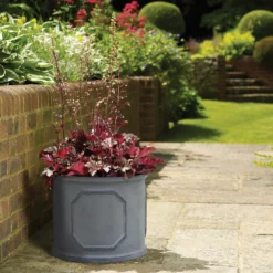 Mayfair Lead Cylinder Plant Pot - 32cm -Garden Care Shop 13176811 5474943628045084