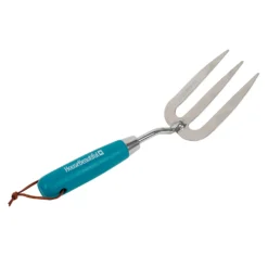 House Beautiful Stainless Steel Hand Fork With A Teal Painted Hardwood Handle -Garden Care Shop 13188707 3154928022220770