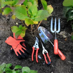 House Beautiful Gardening Gloves - Orange & Black -Garden Care Shop 13188715 1074928026783356