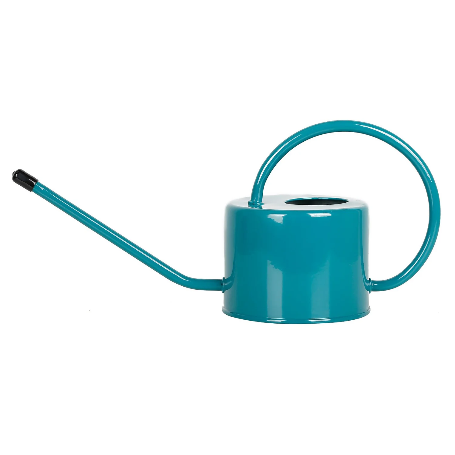Homebase Metal Watering Can 1L - Teal 3 Homebase Metal Watering Can 1L - Teal