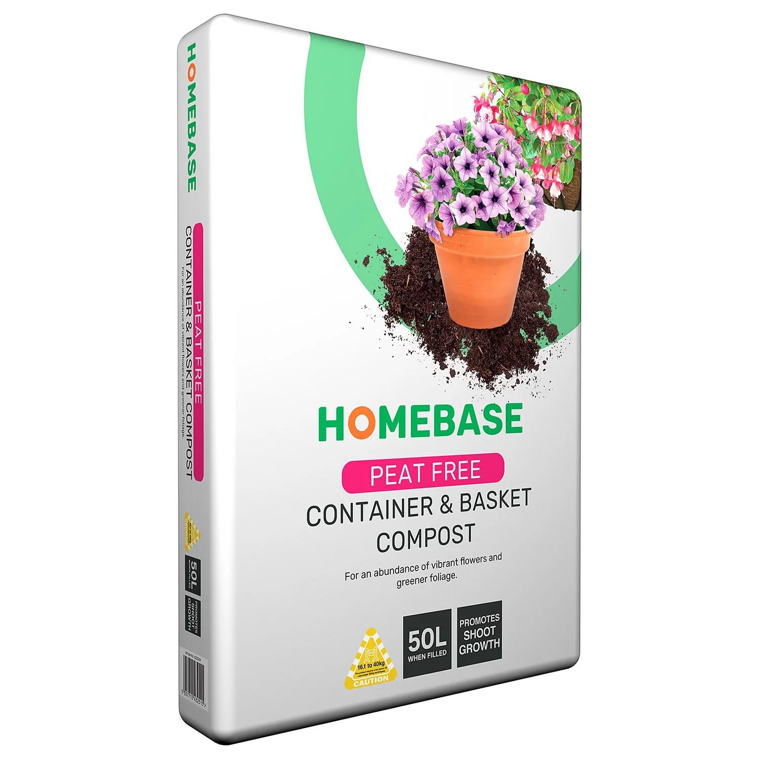 Homebase Peat Free Container & Basket Compost - 50L 3 Homebase Peat Free Container & Basket Compost - 50L