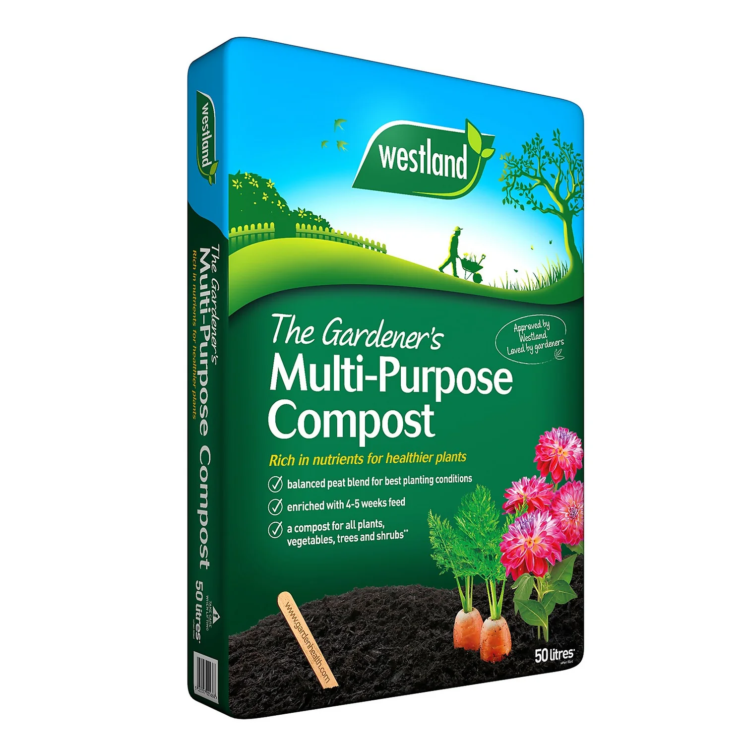 Westland The Gardener's Multi-Purpose Compost 50L 3 Westland The Gardener's Multi-Purpose Compost 50L