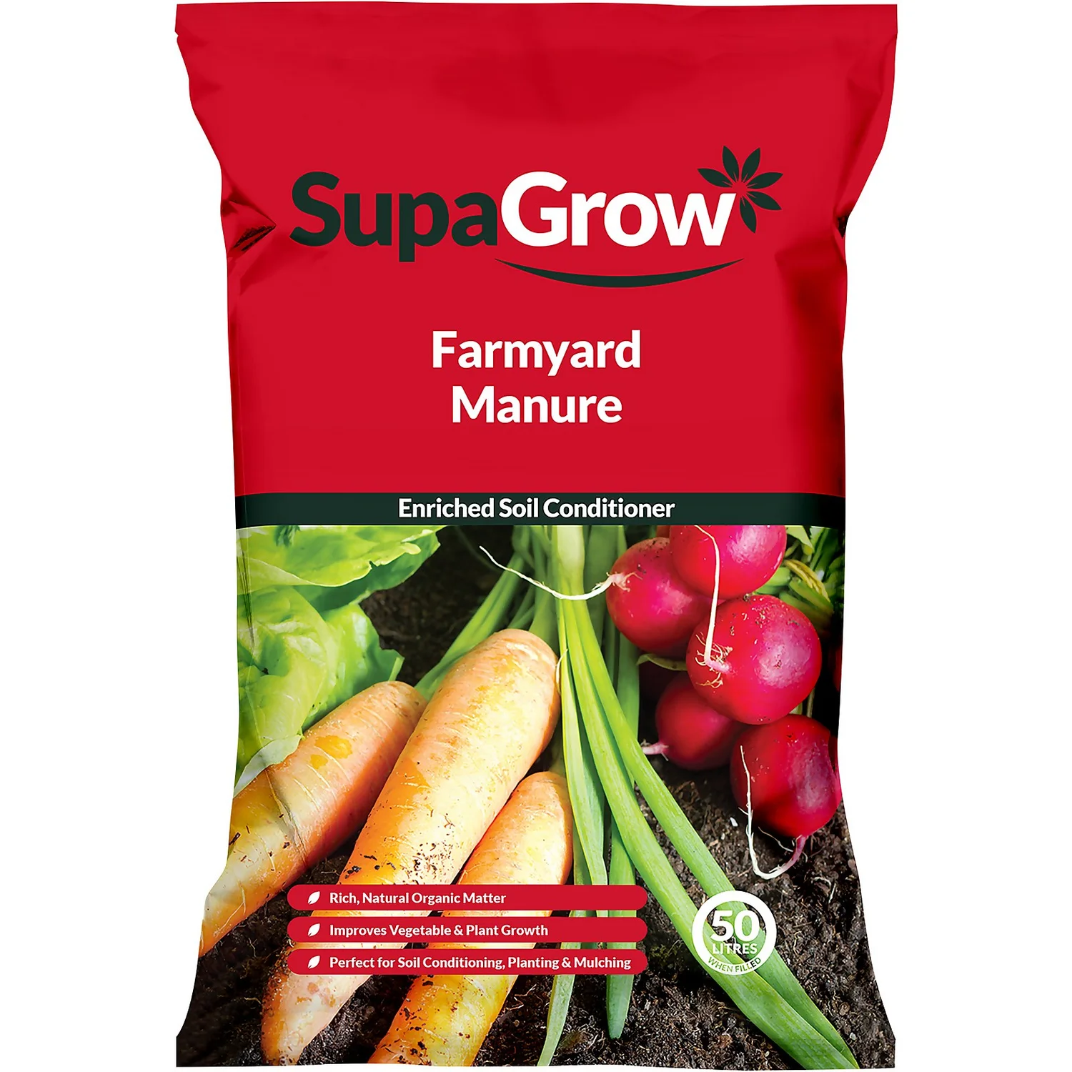 SupaGrow Farmyard Manure - 50L 3 SupaGrow Farmyard Manure - 50L