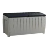 Keter Ace Outdoor Garden Storage Box 124 X 55 X 62.5 Cm - Grey And Black -Garden Care Shop 13432924 1414947994466640