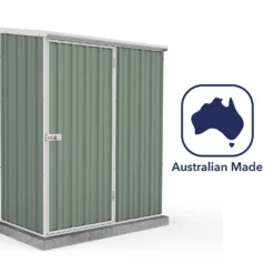 Absco 5 X 3ft Space Saver Metal Pent Shed - Green 17 Absco 5 X 3ft Space Saver Metal Pent Shed - Green -Garden Care Shop 13440828 9664929164479356