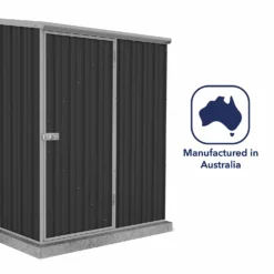 Absco 5 X 3ft Space Saver Metal Pent Shed - Dark Grey 17 Absco 5 X 3ft Space Saver Metal Pent Shed - Dark Grey -Garden Care Shop 13440829 2054929186594831