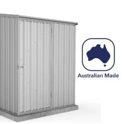 Absco 5 X 3ft Space Saver Metal Pent Shed - Zinc 17 Absco 5 X 3ft Space Saver Metal Pent Shed - Zinc -Garden Care Shop 13440830 1484929164490684