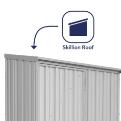 Absco 5 X 3ft Space Saver Metal Pent Shed - Zinc 13 Absco 5 X 3ft Space Saver Metal Pent Shed - Zinc -Garden Care Shop 13440830 4424929164181372