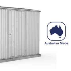 Absco 7.5 X 3ft Space Saver Metal Pent Shed - Zinc 17 Absco 7.5 X 3ft Space Saver Metal Pent Shed - Zinc -Garden Care Shop 13440836 3215027360550477