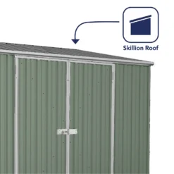 Absco 10 X 5ft Space Saver Metal Pent Shed - Green 13 Absco 10 X 5ft Space Saver Metal Pent Shed - Green -Garden Care Shop 13440844 2144929185574147