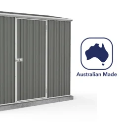 Absco 7.5 X 3ft Space Saver Metal Pent Shed - Grey 17 Absco 7.5 X 3ft Space Saver Metal Pent Shed - Grey -Garden Care Shop 13440845 1654929185828823