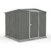 Absco 7.5 X7ft Regent Metal Apex Shed - Grey 2 Absco 7.5 X7ft Regent Metal Apex Shed - Grey -Garden Care Shop 13440858 1084929164028330