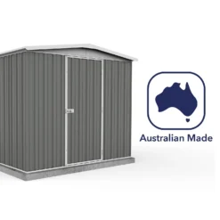 Absco 7.5 X7ft Regent Metal Apex Shed - Grey 17 Absco 7.5 X7ft Regent Metal Apex Shed - Grey -Garden Care Shop 13440858 1104929164493099