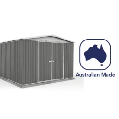 Absco 10 X 10ft Regent Metal Apex Shed - Grey 17 Absco 10 X 10ft Regent Metal Apex Shed - Grey -Garden Care Shop 13440859 1404929164457186