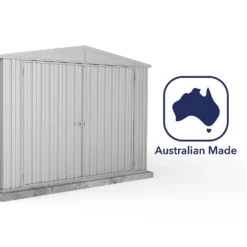 Absco 10 X 20ft Utility Workshop Apex Metal Shed - Zinc -Garden Care Shop 13440861 1984929163945152