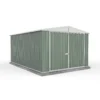 Absco 10 X 15ft Utility Workshop Apex Metal Shed - Green 2 Absco 10 X 15ft Utility Workshop Apex Metal Shed - Green -Garden Care Shop 13440865 5774929164087265