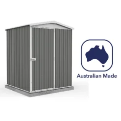 Absco 5 X 5ft Regent Metal Apex Shed - Grey 17 Absco 5 X 5ft Regent Metal Apex Shed - Grey -Garden Care Shop 13440867 1004929164001024