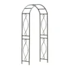 Panacea Arched Top Steel Garden Arch - Black 1 Panacea Arched Top Steel Garden Arch - Black -Garden Care Shop 13480854 8114932704315682