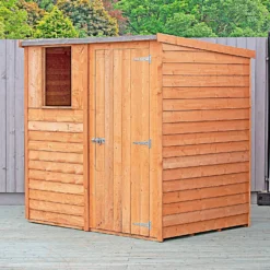 Shire 6x4ft Overlap Pent Garden Shed 12 Shire 6x4ft Overlap Pent Garden Shed -Garden Care Shop 13505229 1704926474653802