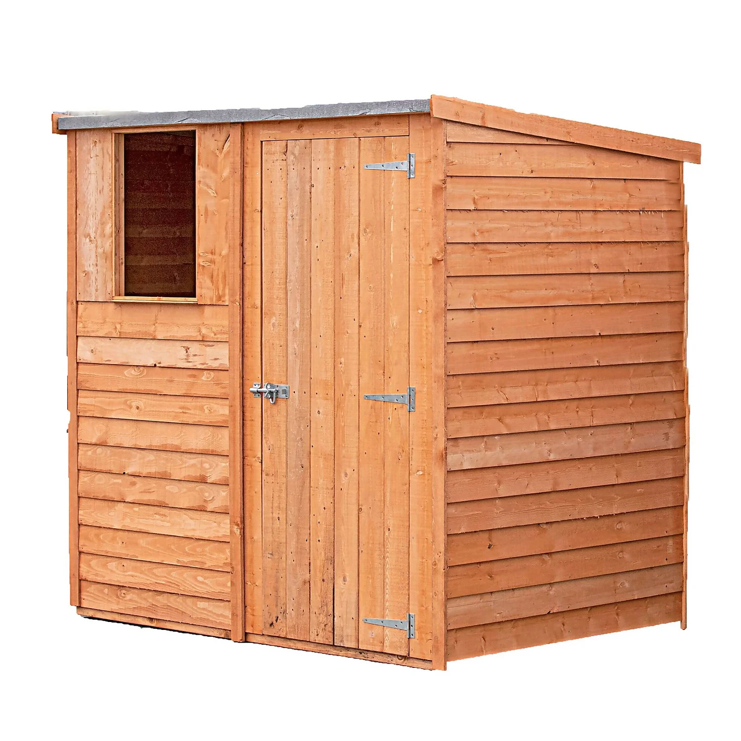 Shire 6x4ft Overlap Pent Garden Shed 3 Shire 6x4ft Overlap Pent Garden Shed