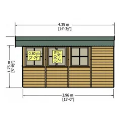 Shire 7 X 13ft Jersey Double Door Garden Shed - Including Installation 17 Shire 7 X 13ft Jersey Double Door Garden Shed - Including Installation -Garden Care Shop 13505244 2094926470250156