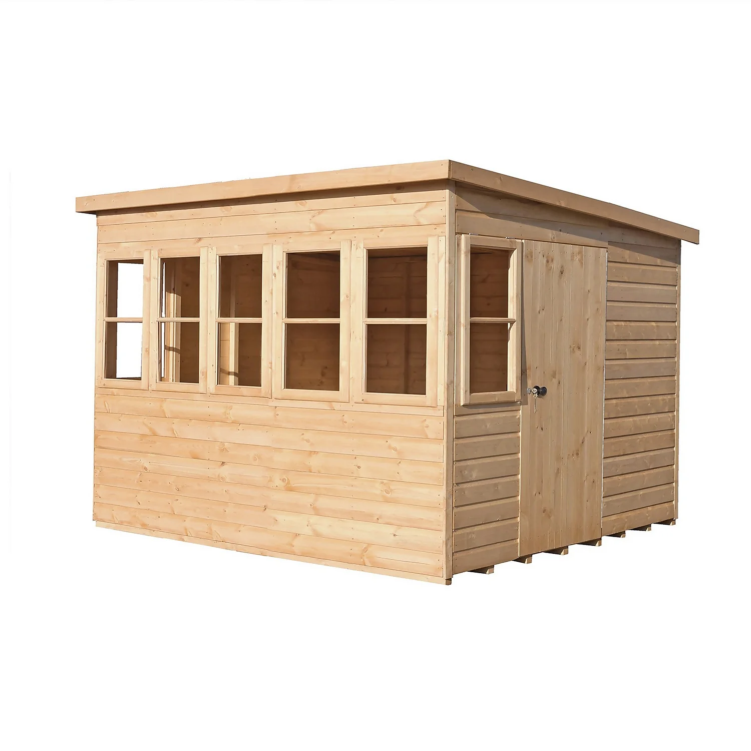 Shire 8 X 8ft Sun Pent Shed 3 Shire 8 X 8ft Sun Pent Shed