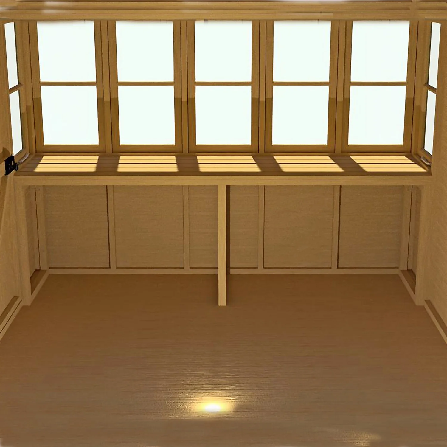 Shire 8 X 8ft Sun Pent Shed 6 Shire 8 X 8ft Sun Pent Shed - Image 4