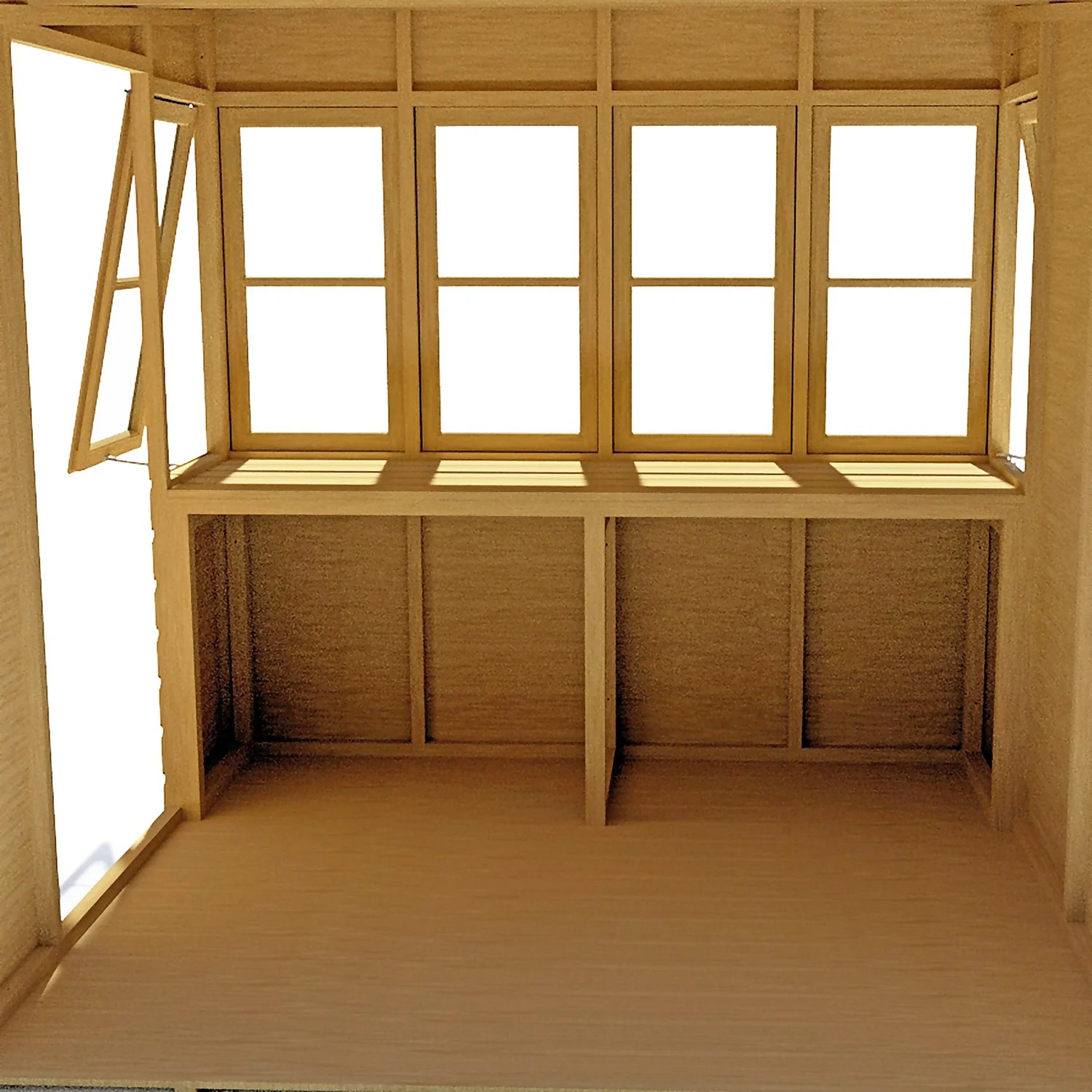 Shire 10 X 10ft Sun Pent Shed - Including Installation 9 Shire 10 X 10ft Sun Pent Shed - Including Installation - Image 7