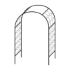 Agriframes Round Garden Arch - (H)2.1 X (W)1.2 X (D)0.45 M - Black 2 Agriframes Round Garden Arch - (H)2.1 X (W)1.2 X (D)0.45 M - Black -Garden Care Shop 13526222 2424936305117909