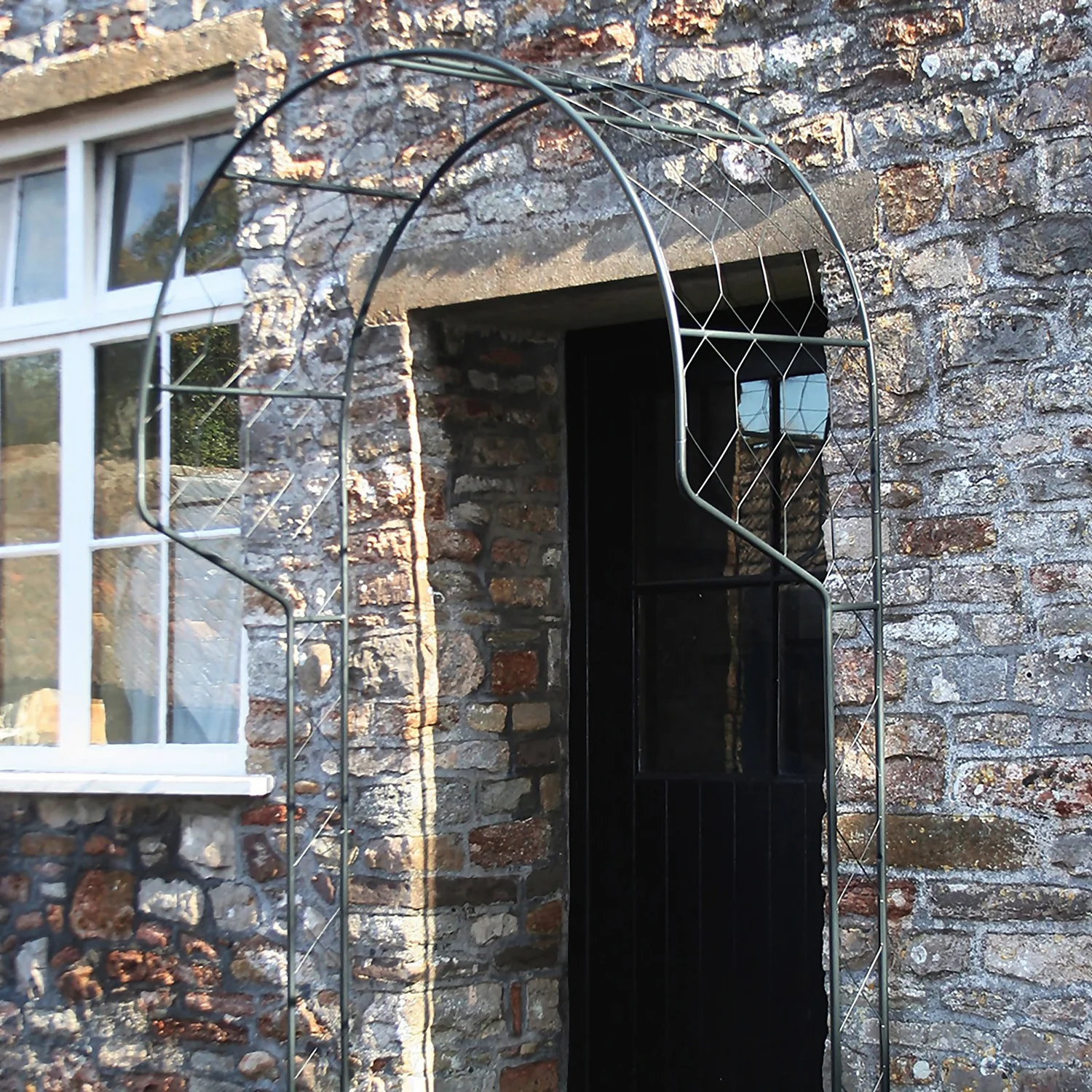 Agriframes Round Garden Portico 2.7m - Black 4 Agriframes Round Garden Portico 2.7m - Black - Image 2