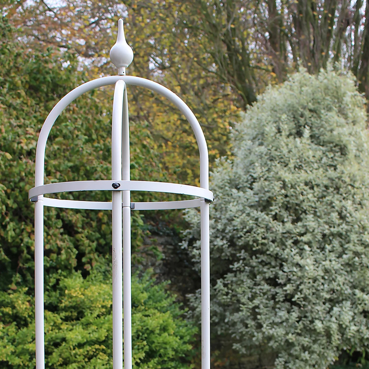 Agriframes Decorative Garden Obelisk 2.7m - Stone 4 Agriframes Decorative Garden Obelisk 2.7m - Stone - Image 2