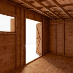 Mercia 12ft X 8ft Premium Shiplap Pent Shed - Including Installation -Garden Care Shop 13555752 1615033256271620