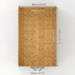 Mercia 16ft X 10ft Premium Shiplap Modular Workshop Shed - Including Installation -Garden Care Shop 13555753 1644949338126845